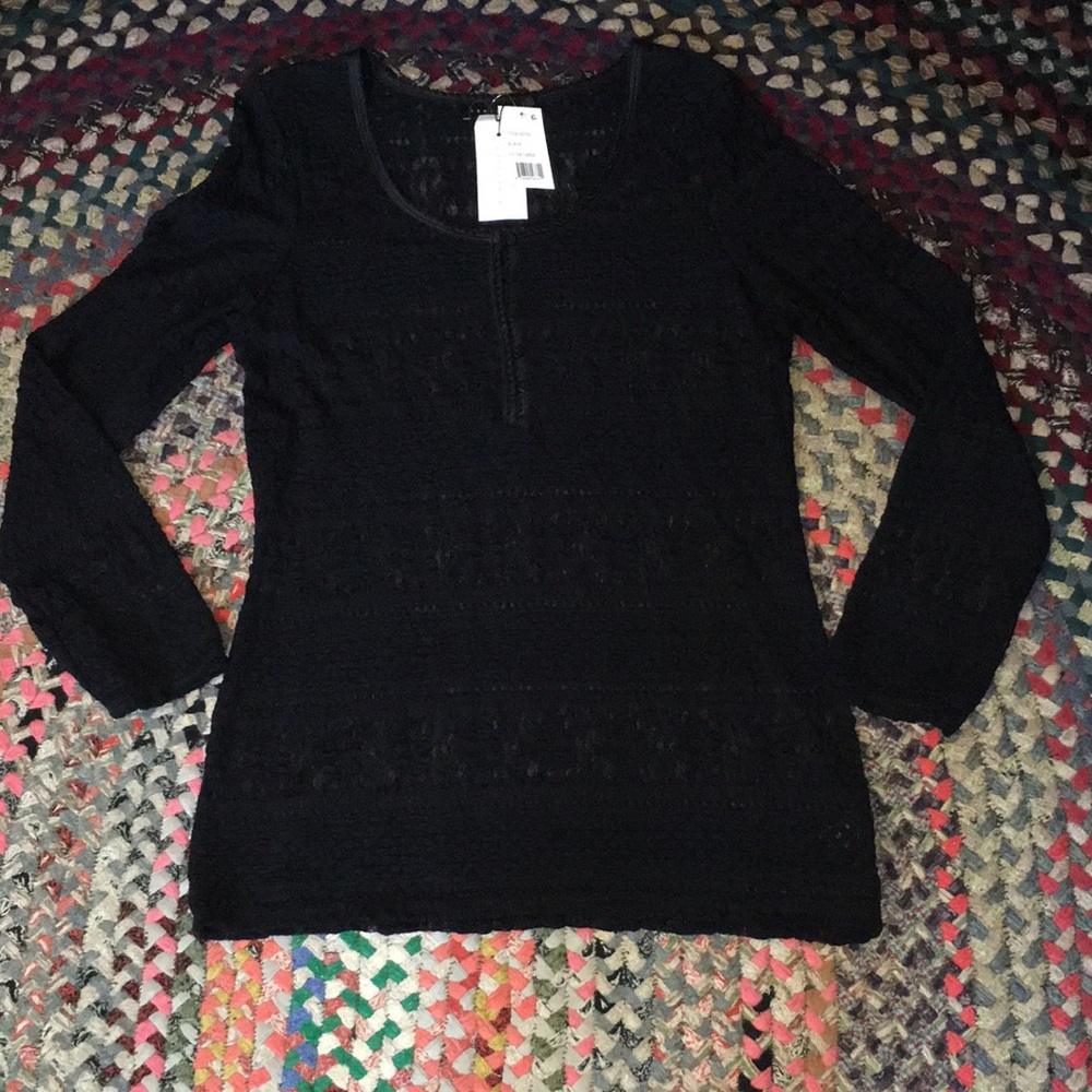 Sanctuary See-Thru Lace Shirt NEW WITH TAGS